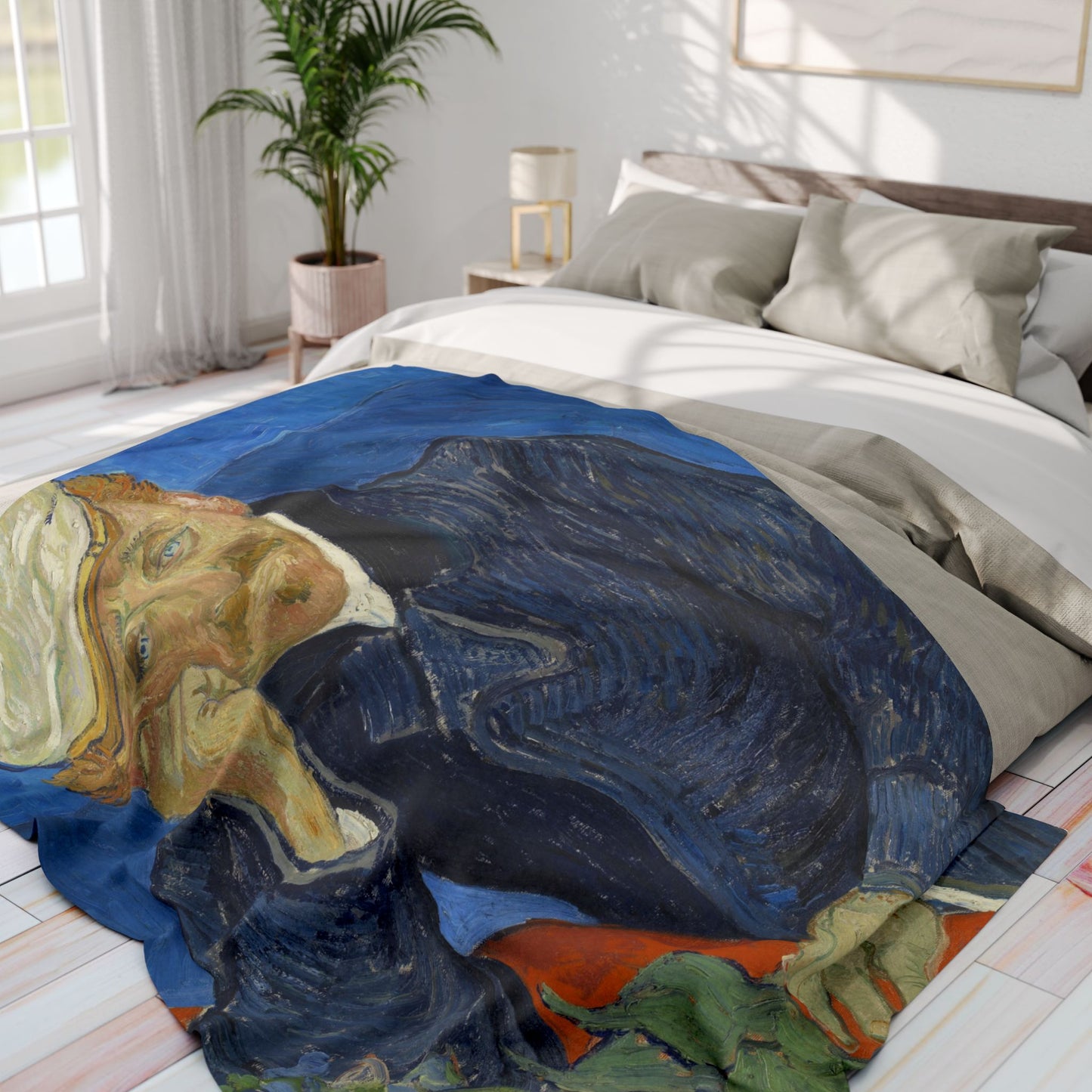 Van Gogh, Vincent - Portrait of Dr. Paul Gachet (1890) - Arctic Fleece Blanket