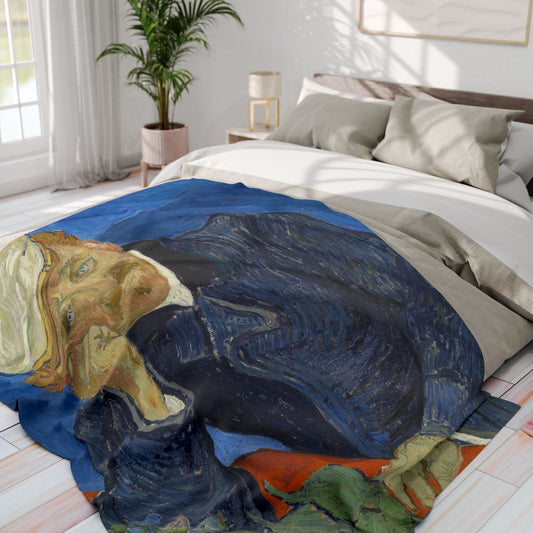 Van Gogh, Vincent - Portrait of Dr. Paul Gachet (1890) - Arctic Fleece Blanket