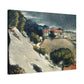 Cézanne, Paul - L’Estaque, Melting Snow (1870) - Canvas Block, unframed