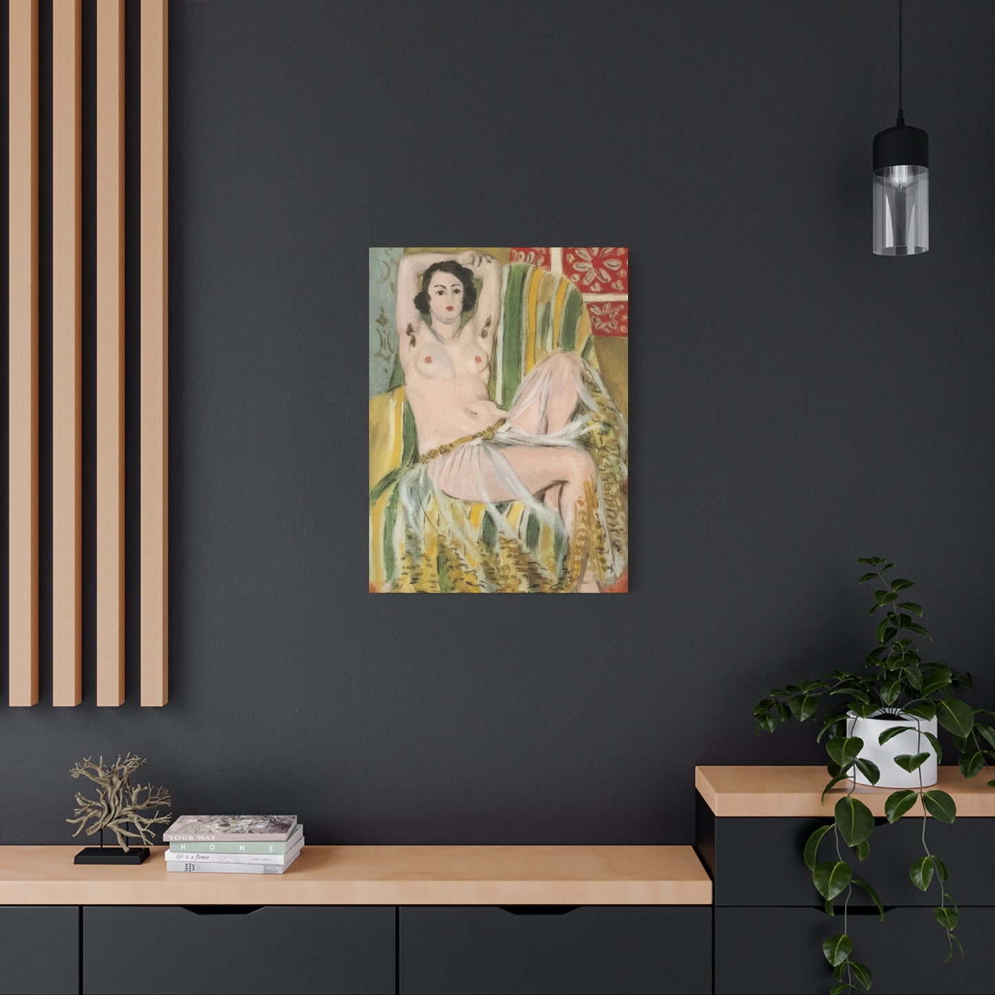 Matisse, Henri - Odalisque with Raised Arms (1923) - Canvas Block, unframed