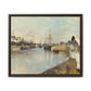 Morisot, Berthe - The Harbor at Lorient (1869) - Matte Canvas, Framed