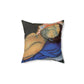 Filiger, Charles - The Recumbent Christ (1895) - Suede Square Pillow