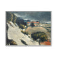 Cézanne, Paul - L’Estaque, Melting Snow (1870) - Matte Canvas, Framed