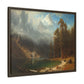 Bierstadt, Albert - Mount Corcoran (1877) - Matte Canvas, Framed
