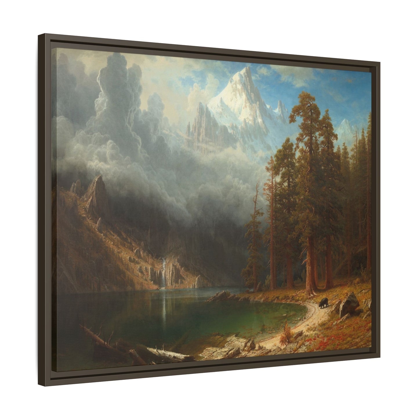 Bierstadt, Albert - Mount Corcoran (1877) - Matte Canvas, Framed