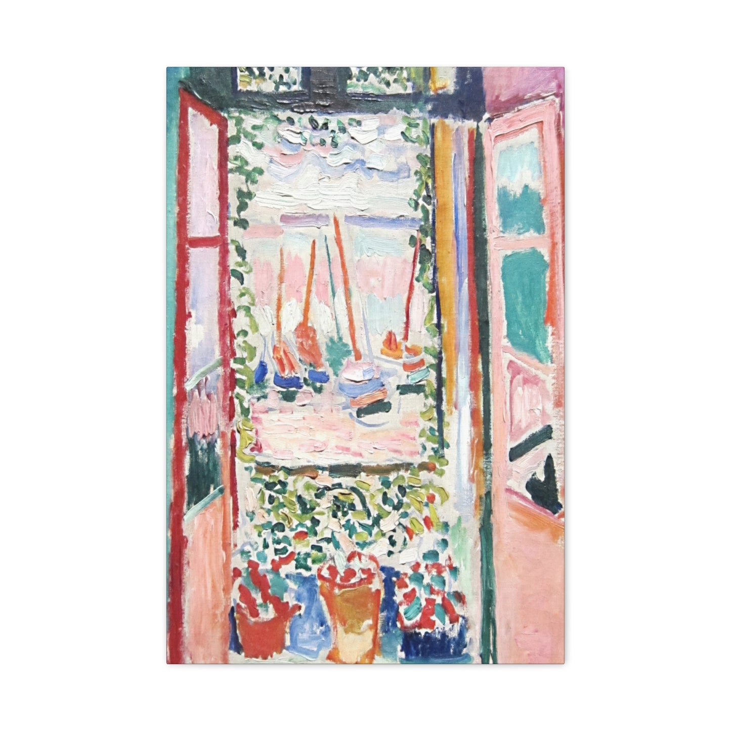Matisse, Henri - Open Window, Collioure (1905) - Canvas Block, unframed