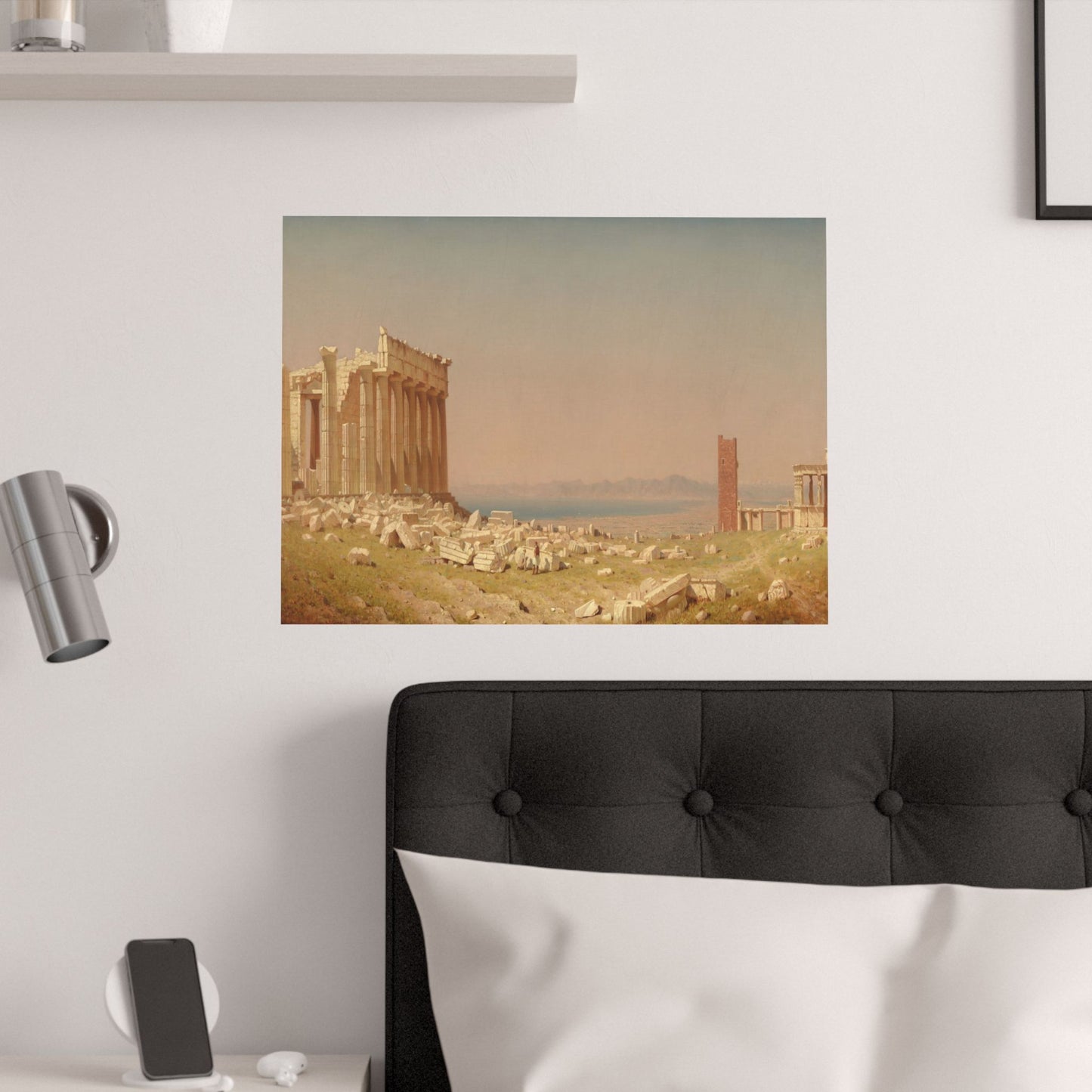Gifford, Sanford Robinson - Ruins of the Parthenon  (1880) - Satin Posters