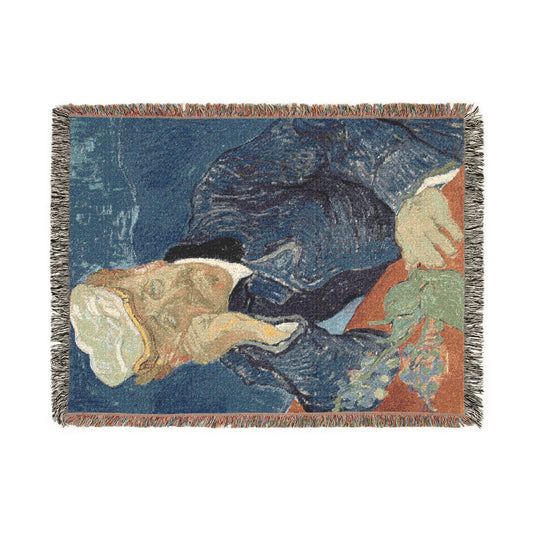 Van Gogh, Vincent - Portrait of Dr. Paul Gachet (1890) - Woven Blanket