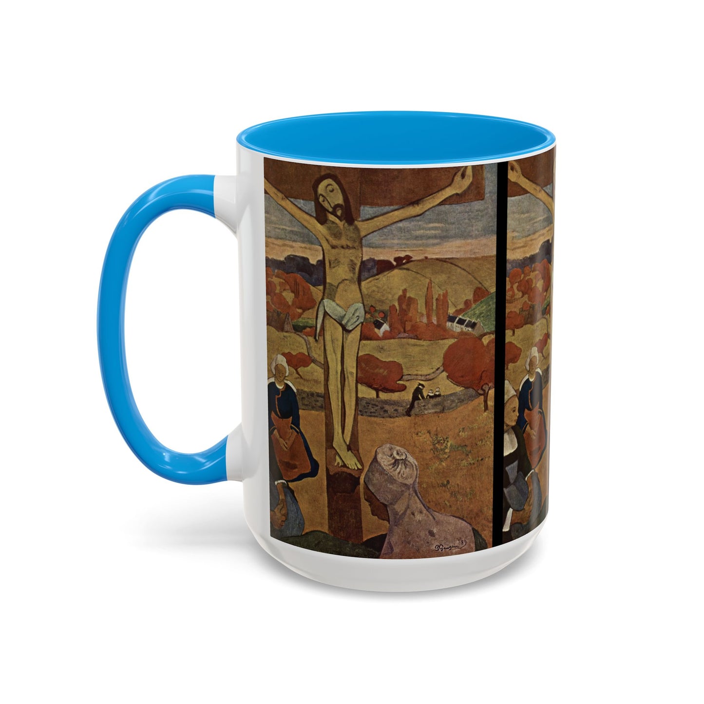 Gauguin, Paul - The Yellow Christ (1889) - Colorful Accent Mugs