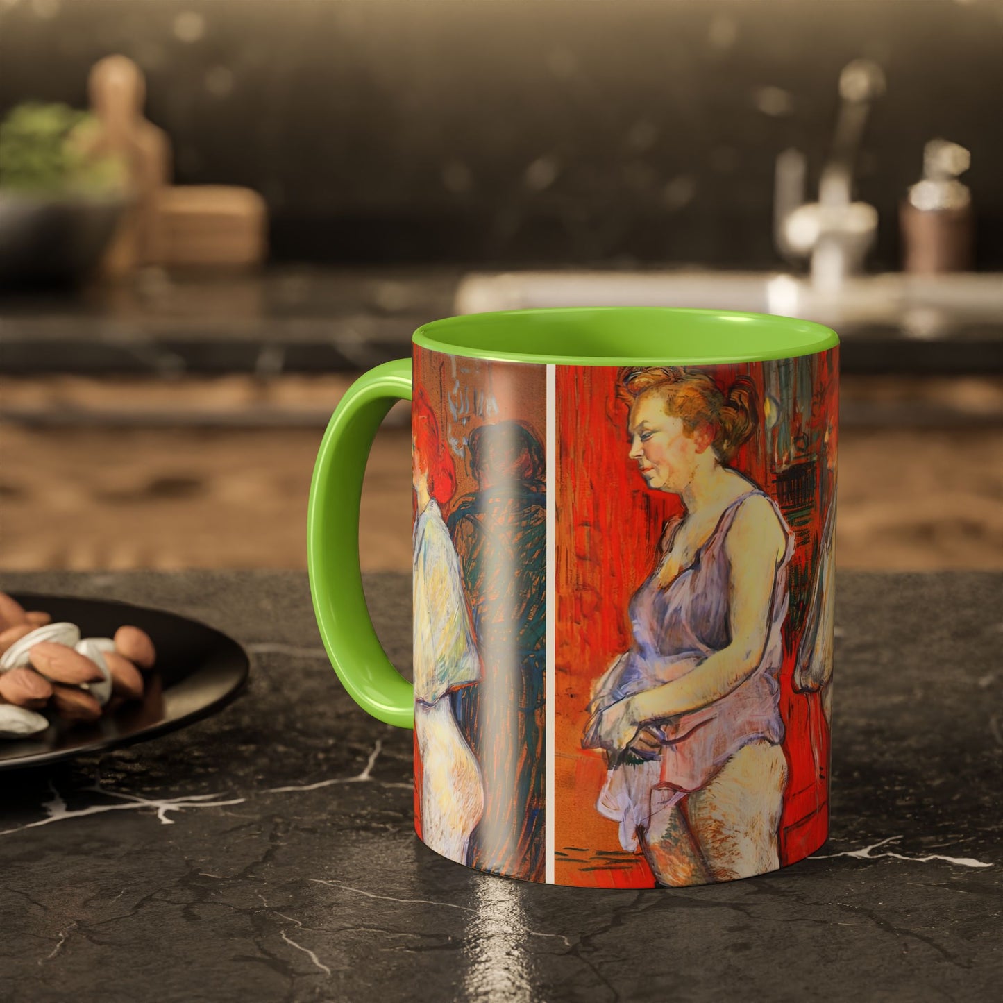 Toulouse-Lautrec, Henri - The Medical Inspection (1894) - Colorful Accent Mugs