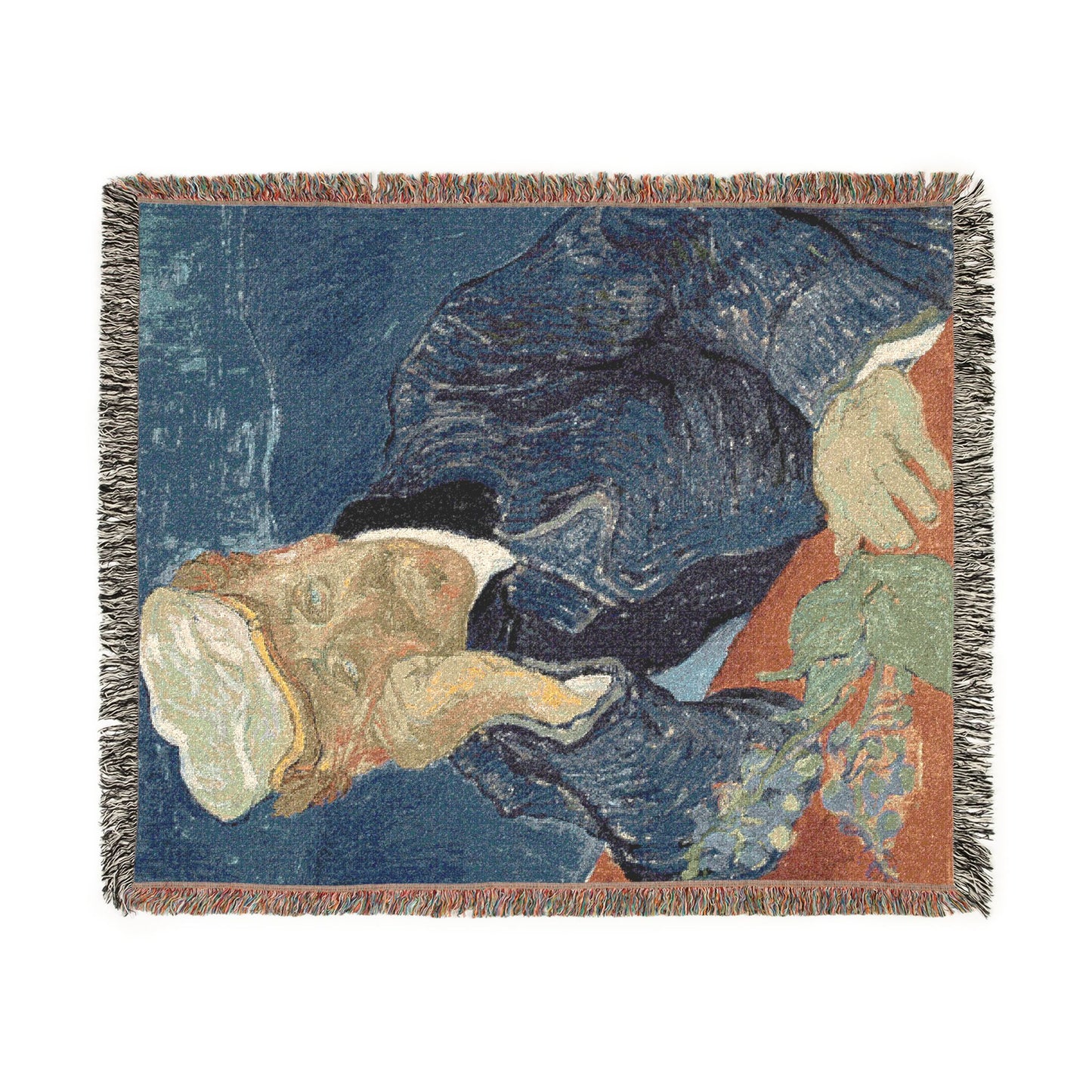 Van Gogh, Vincent - Portrait of Dr. Paul Gachet (1890) - Woven Blanket