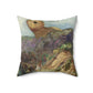 Redon, Odilon - The Cyclops (1914) - Suede Square Pillow