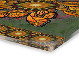 Monarch Butterfly Mandala - Acrylic Block