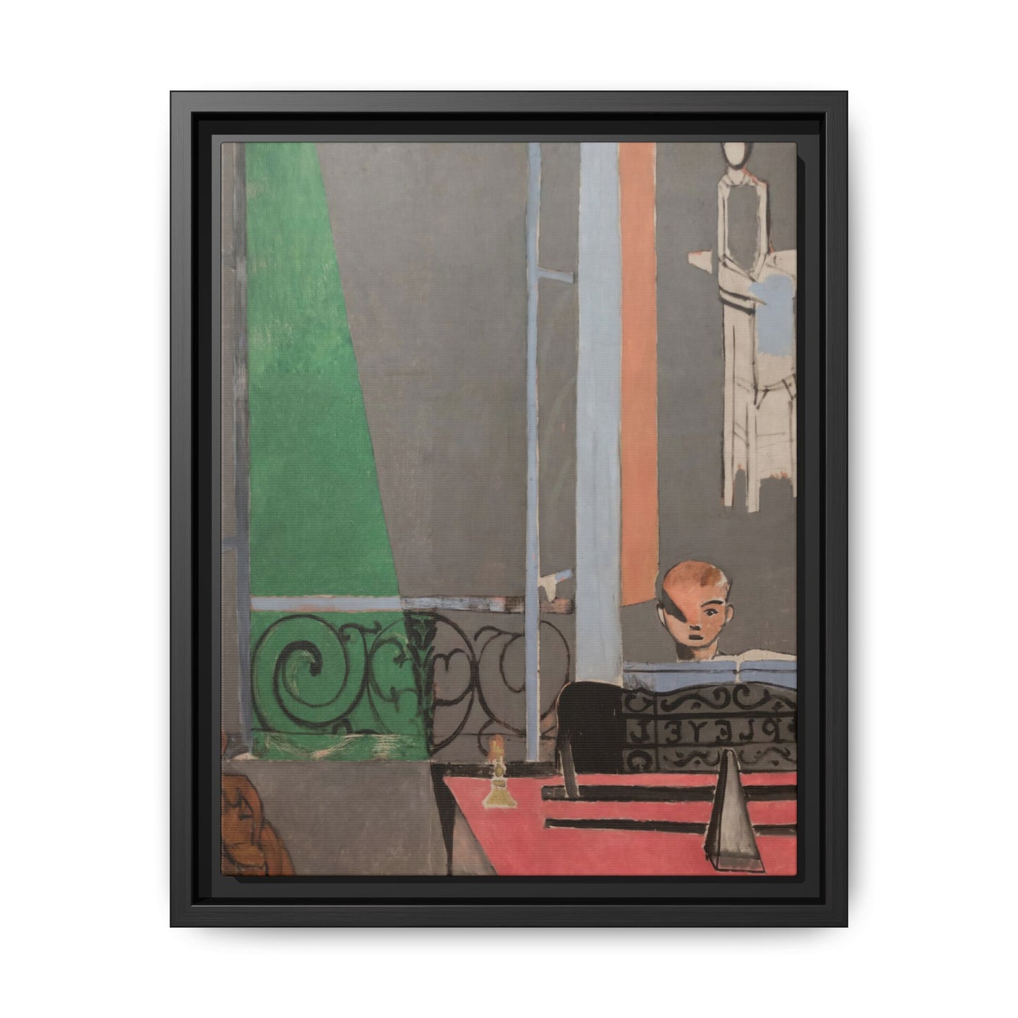 Matisse, Henri - Piano Lesson (1916) - Matte Canvas, Framed