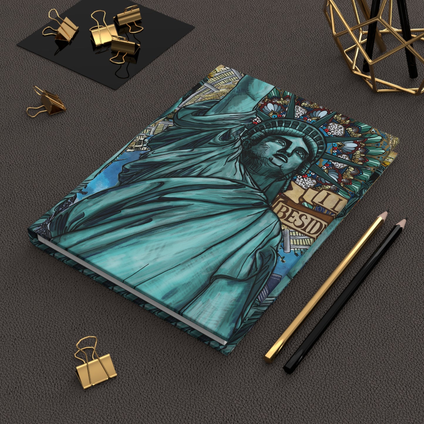 Pacio, Adam - Liberty Mandala - Hardcover Journal Matte