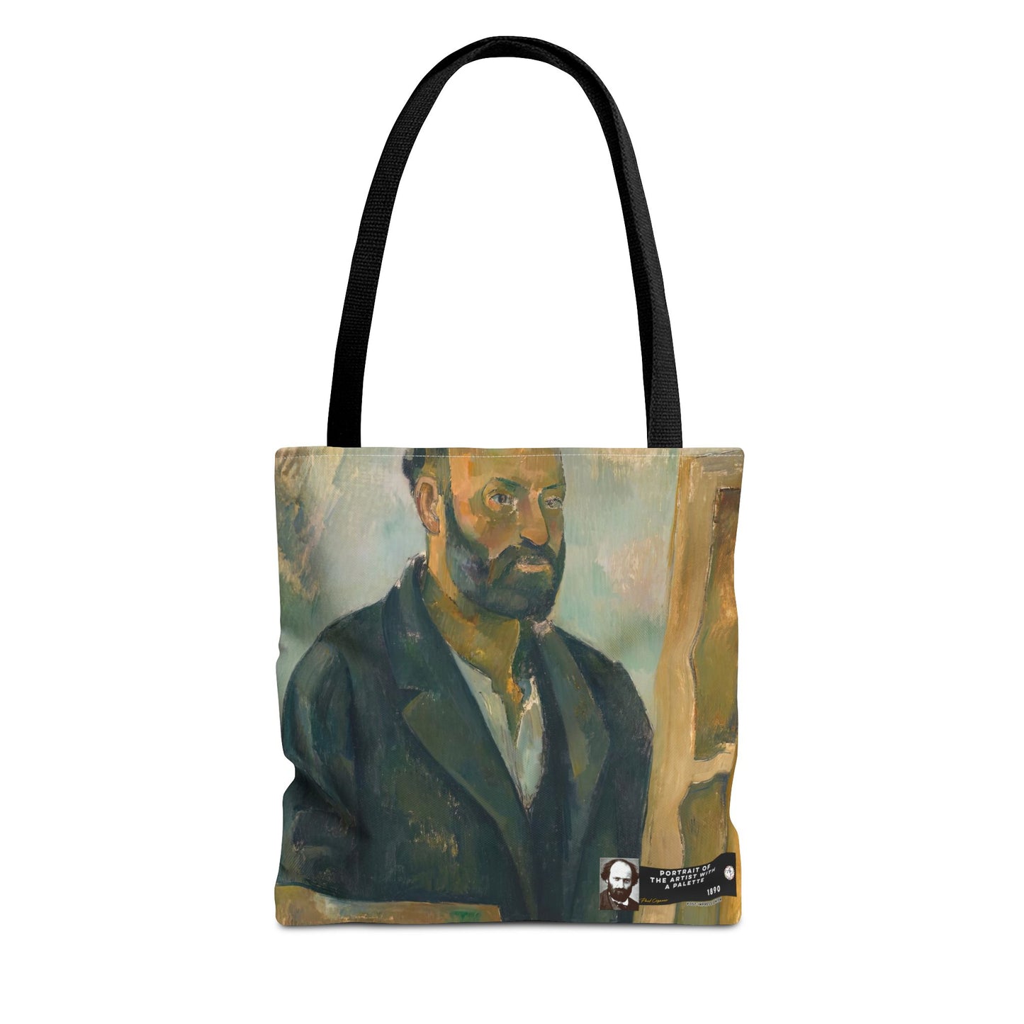 Cézanne, Paul - Portrait of the Artist with a Palette (1890) - Tote Bag