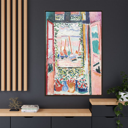 Matisse, Henri - Open Window, Collioure (1905) - Matte Canvas, Framed