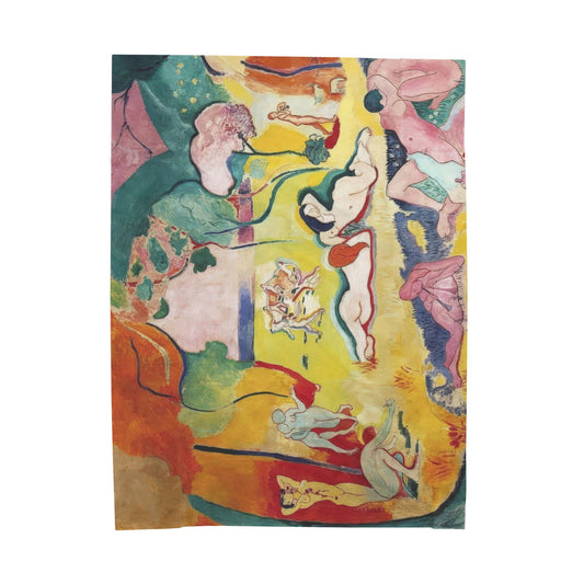 Matisse, Henri - The Joy of Life (1905) - Velveteen Plush Blanket