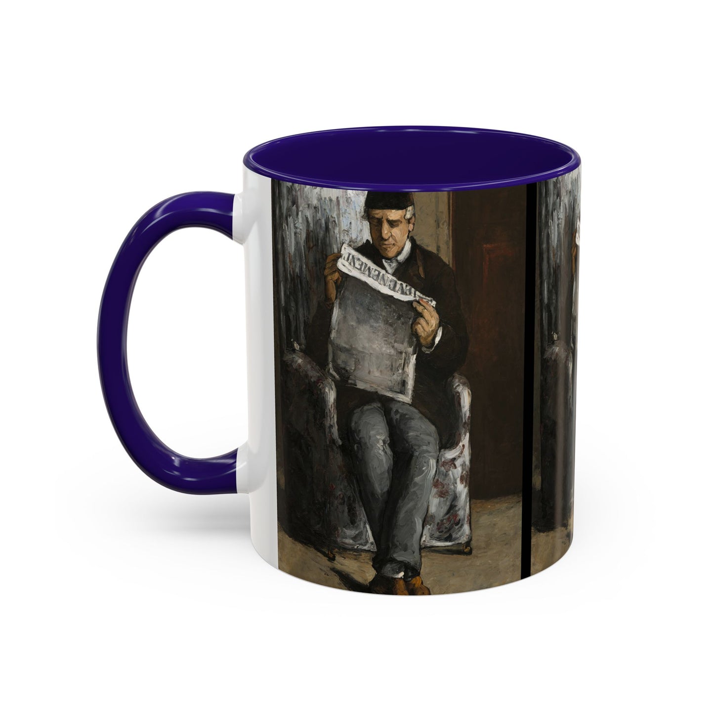 Cézanne, Paul - The Artist’s Father (1866) - Colorful Accent Mugs