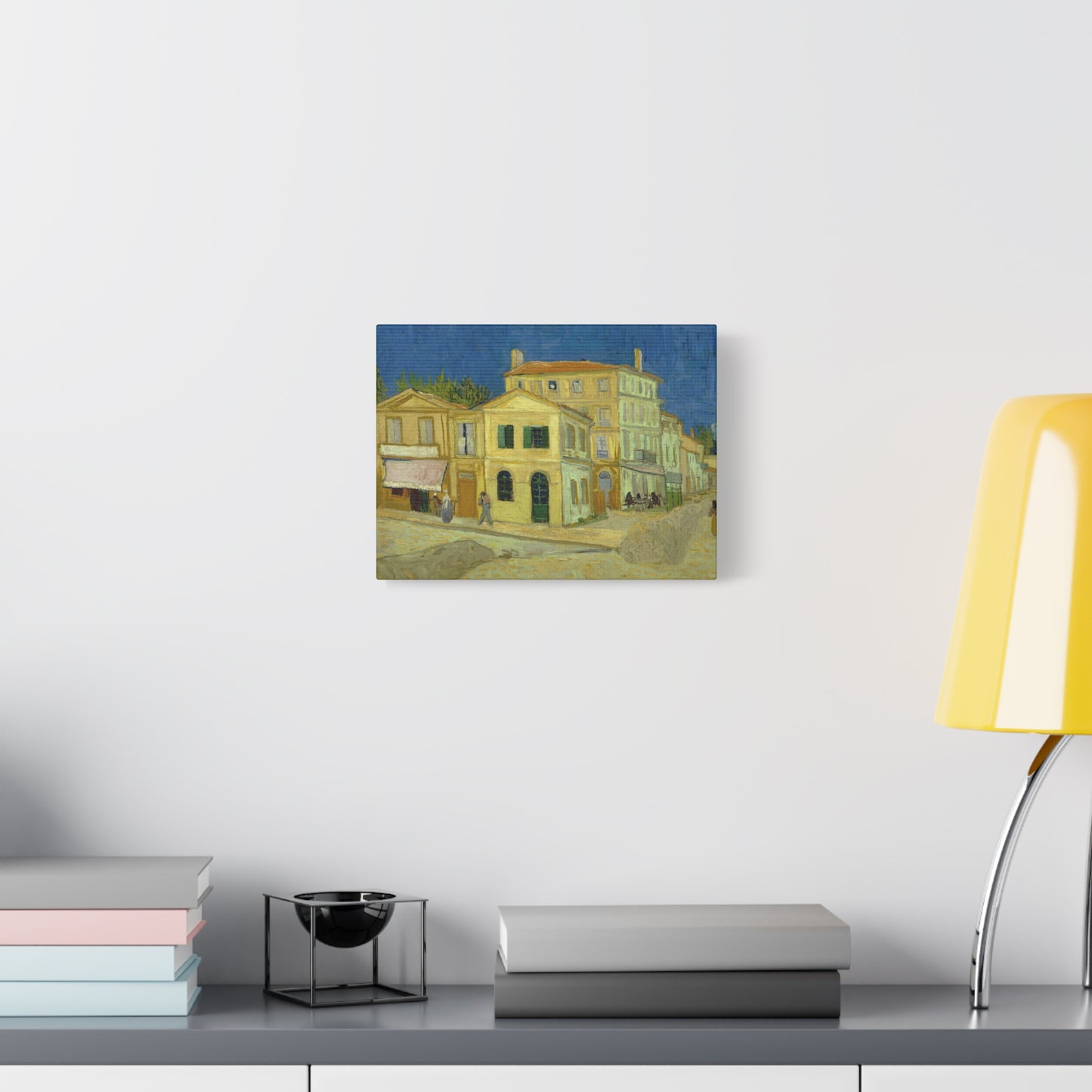 Van Gogh, Vincent - The Yellow House (1888)- Canvas Block, unframed