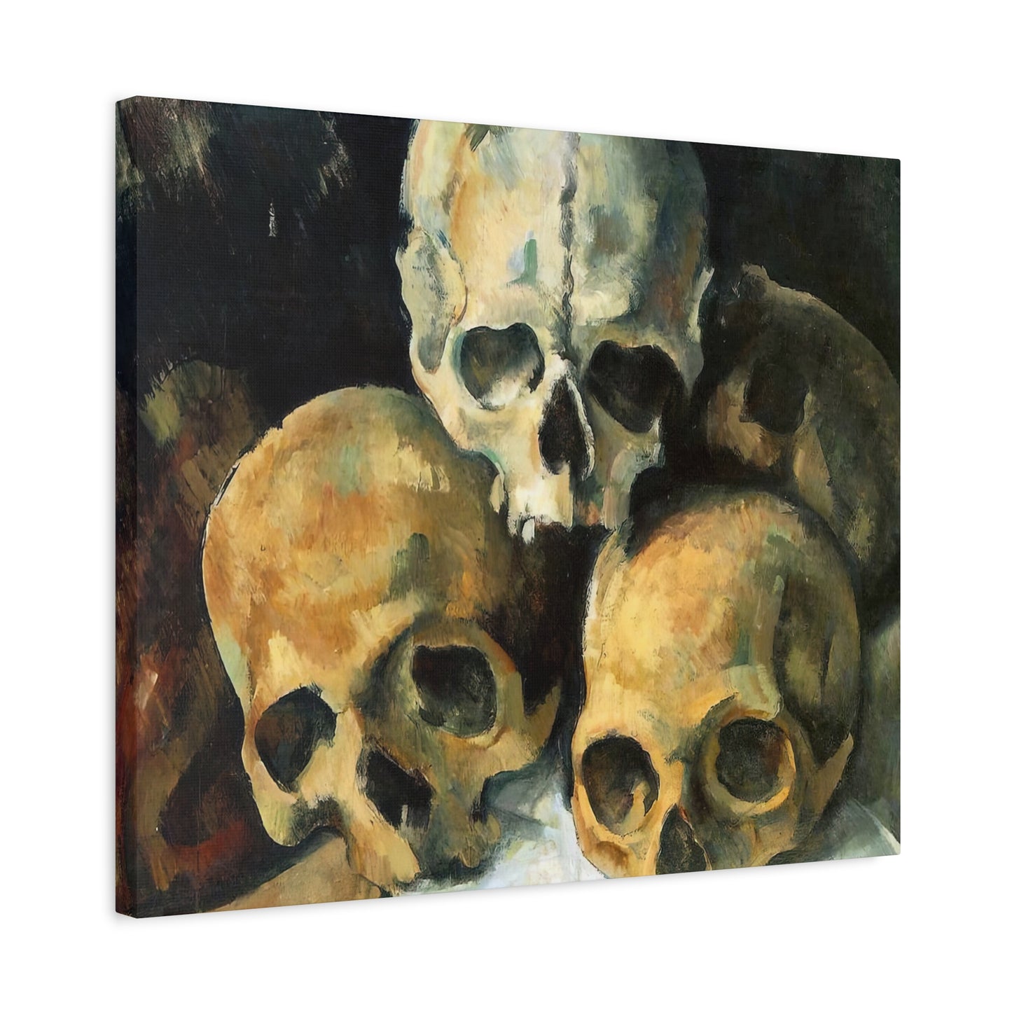 Cézanne, Paul - Pyramid of Skulls (1901) - Canvas Block, unframed