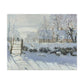 Monet, Claude - The Magpie (1868) - Canvas Block, unframed