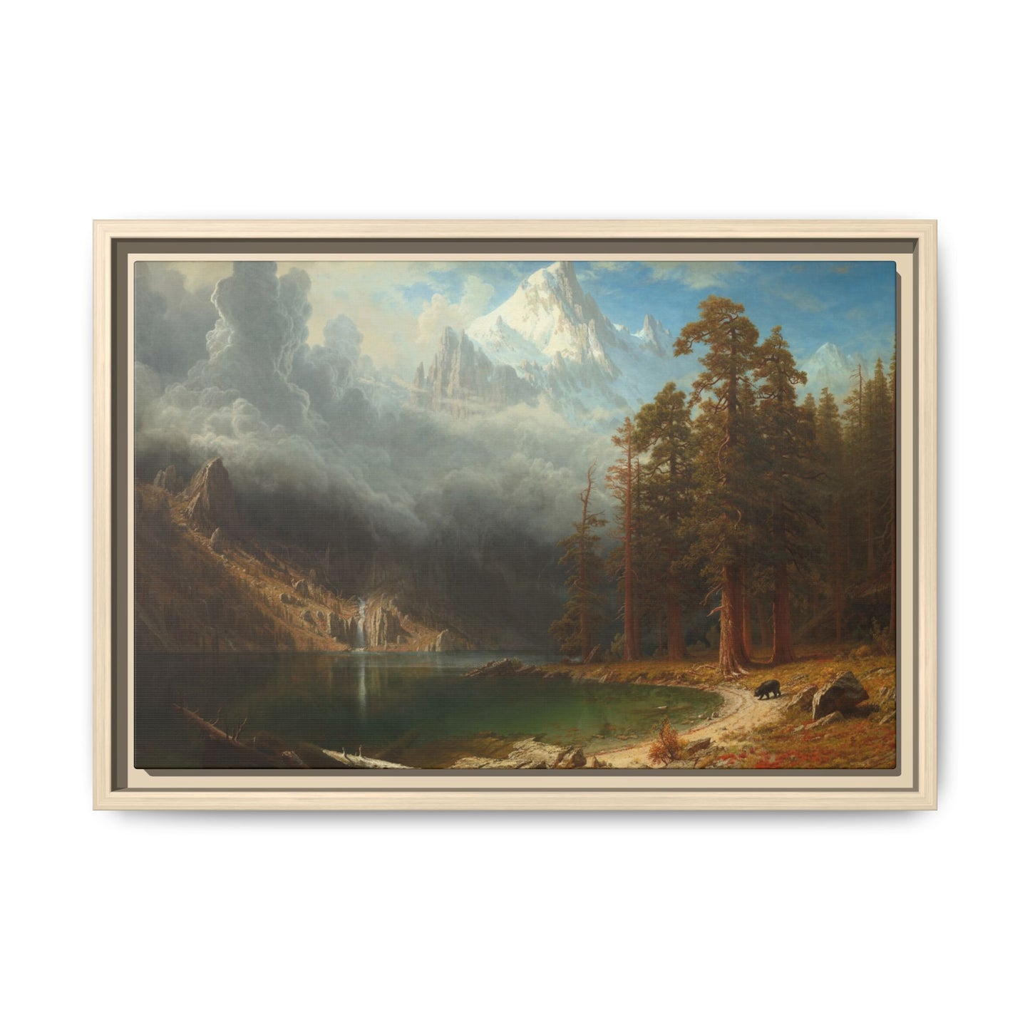 Bierstadt, Albert - Mount Corcoran (1877) - Matte Canvas, Framed