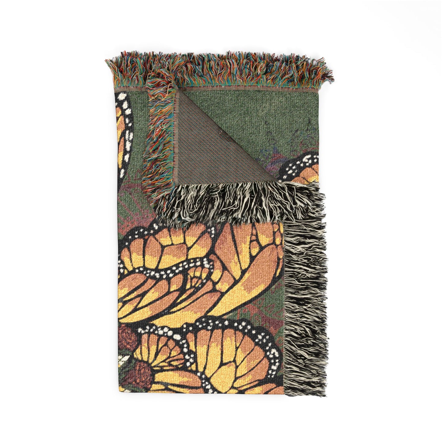 Pacio, Adam - Monarch Butterfly Mandala - Woven Blanket