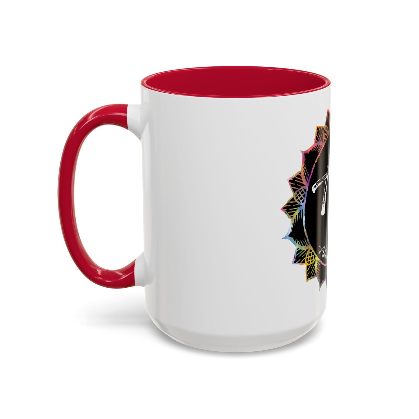 AdamPacio.com - Black Logo - Colorful Accent Mugs