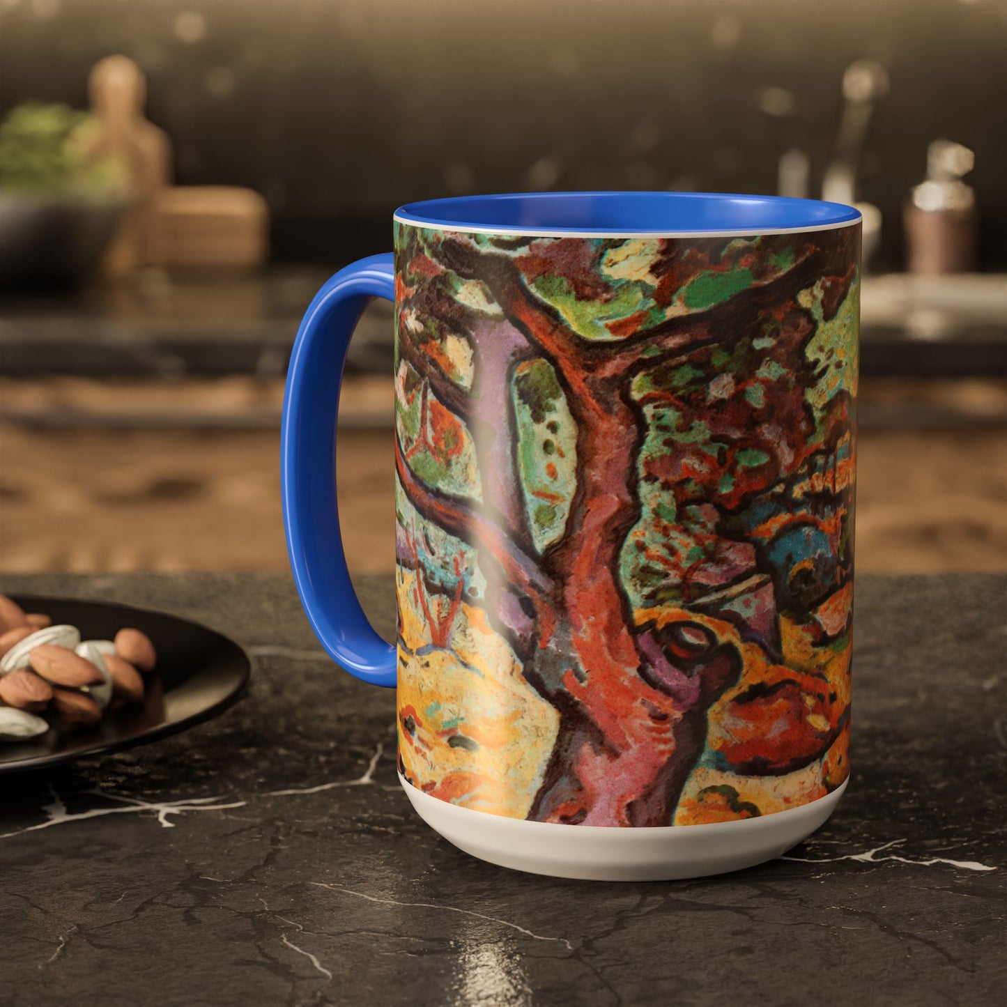 Braque, Georges - Olive Tree near L'Estaque (1906) - Colorful Accent Mugs