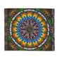 Emerald Arrows Mandala - Arctic Fleece Blanket