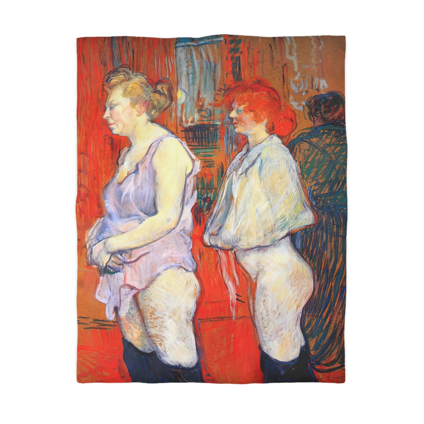 Toulouse-Lautrec, Henri - The Medical Inspection (1894) - Microfiber Duvet Cover