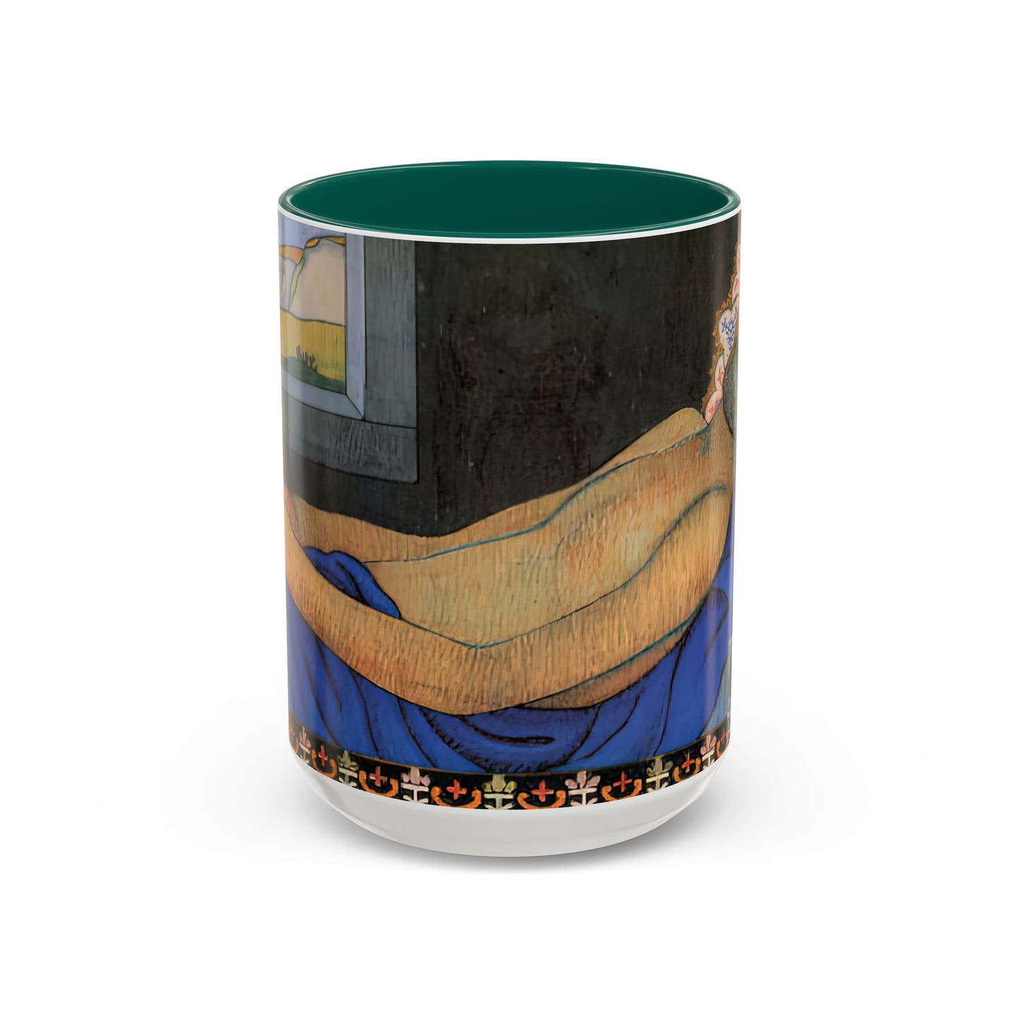 Filiger, Charles - The Recumbent Christ (1895) - Colorful Accent Mugs