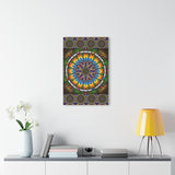 Emerald Arrows Mandala - Acrylic Block