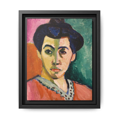 Matisse, Henri - The Green Stripe (1905) - Matte Canvas, Framed