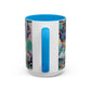 Matisse, Henri - Woman with a Hat (1905) - Colorful Accent Mugs