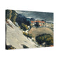 Cézanne, Paul - L’Estaque, Melting Snow (1870) - Canvas Block, unframed