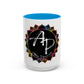 AdamPacio.com - Black Logo - Colorful Accent Mugs