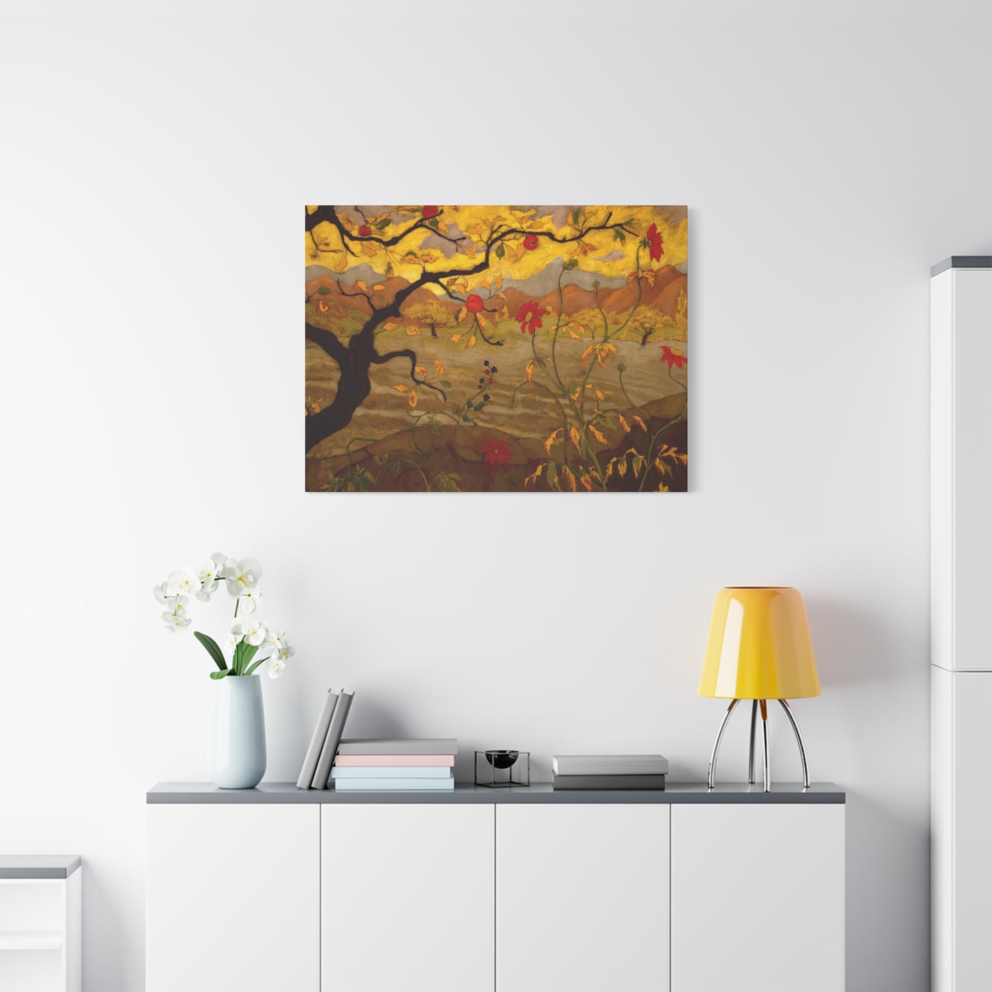 Ranson, Paul - Apple Tree with Red Fruit (1902) - Canvas Block, unframed