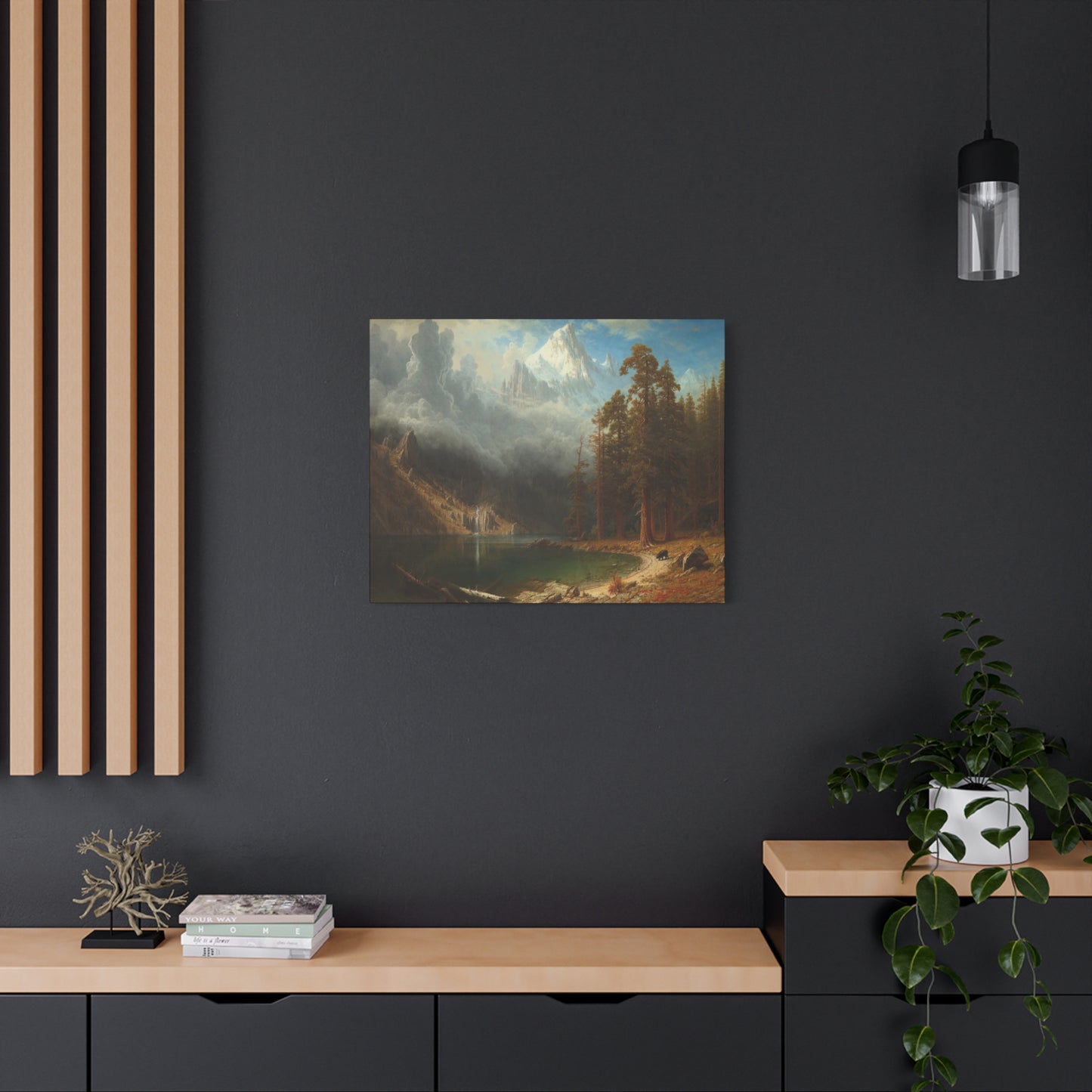 Bierstadt, Albert - Mount Corcoran (1877)- Canvas Block, unframed