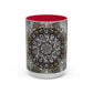 Pacio, Adam - Memento Mori Mandala - Colorful Accent Mugs