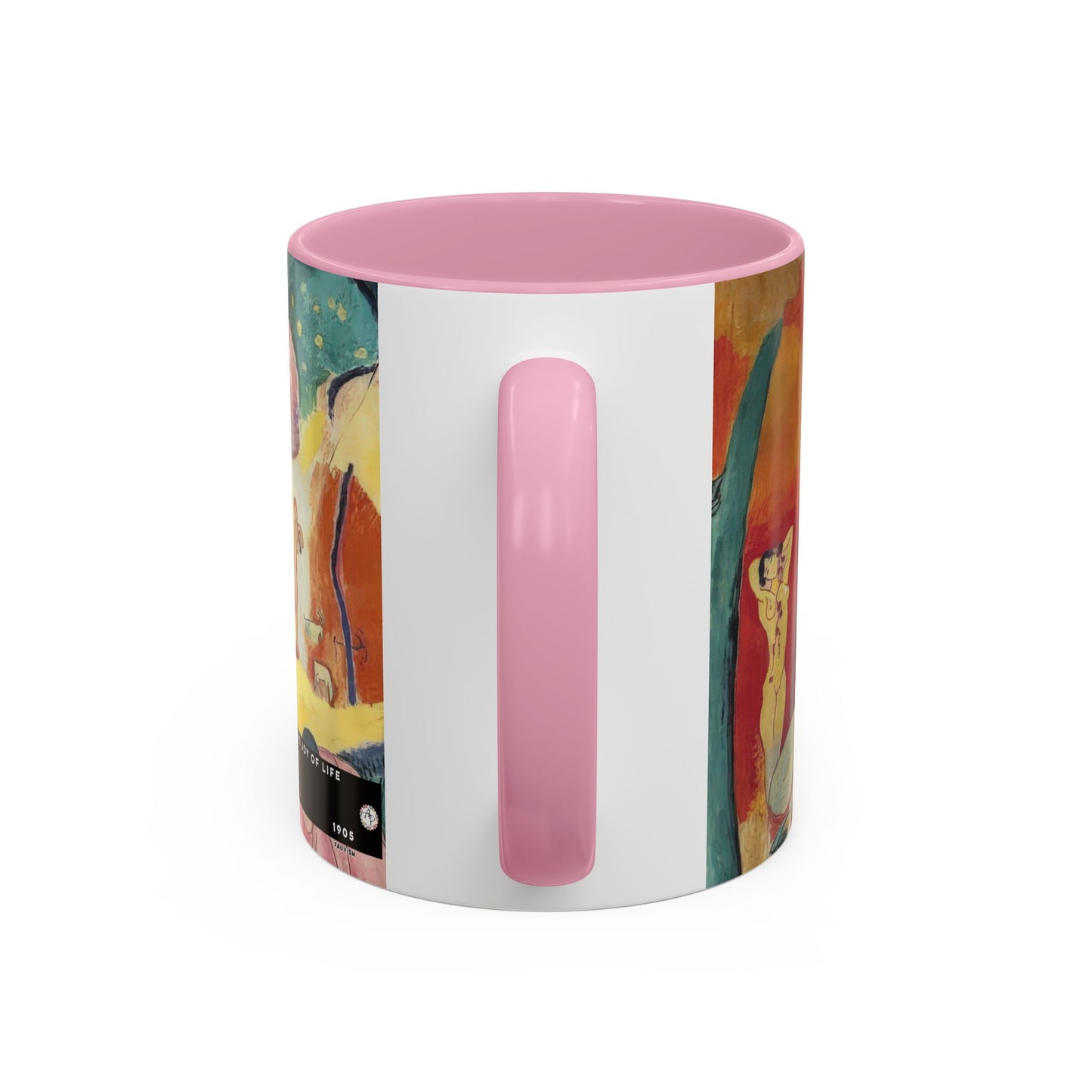 Matisse, Henri - The Joy of Life (1905) - Colorful Accent Mugs