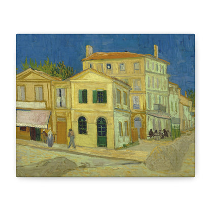 Van Gogh, Vincent - The Yellow House (1888)- Canvas Block, unframed