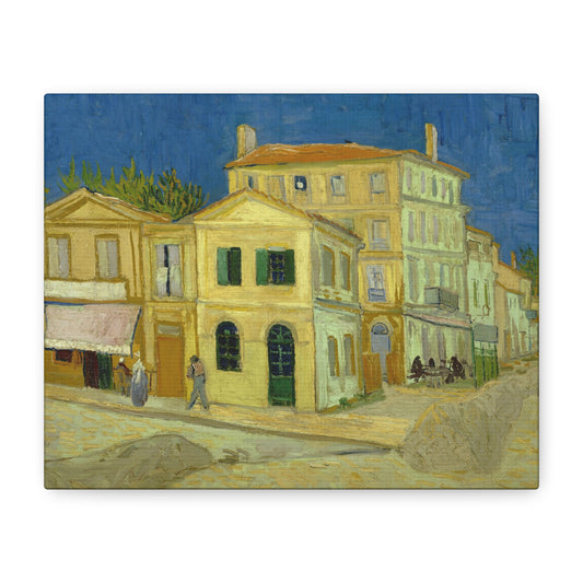 Van Gogh, Vincent - The Yellow House (1888)- Canvas Block, unframed