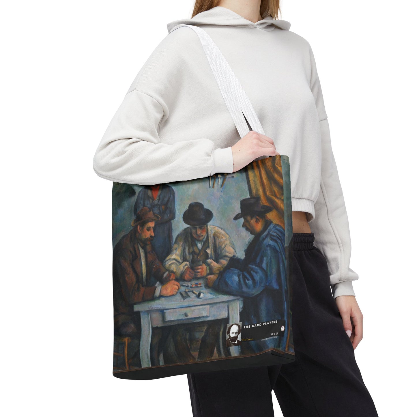 Cézanne, Paul - The Card Players (1892) - Tote Bag