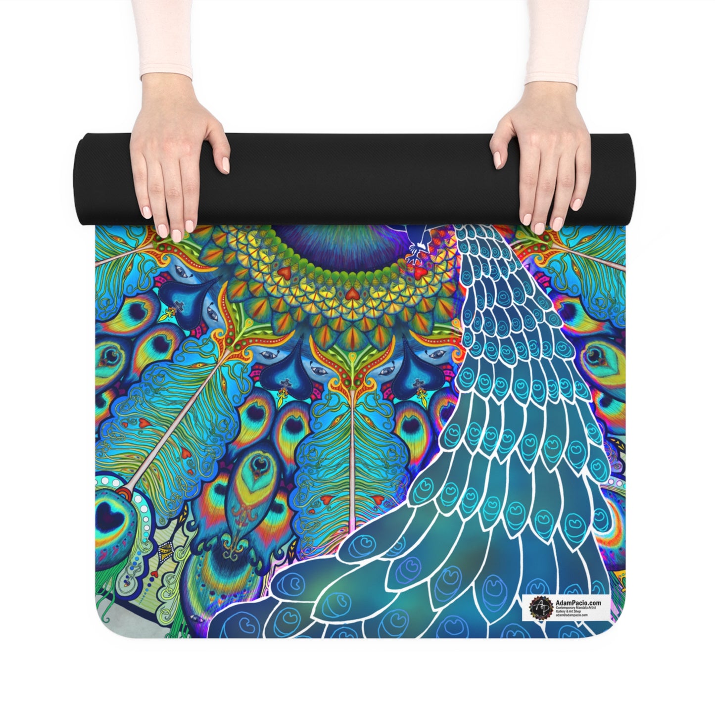 Pacio, Adam - Melek Taus Mandala - Rubber Yoga Mat