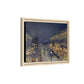 Pissarro, Camille - The Boulevard Montmartre At Night (1897) - Matte Canvas, Framed