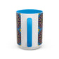 Pacio, Adam - Emerald Arrows Mandala - Colorful Accent Mugs