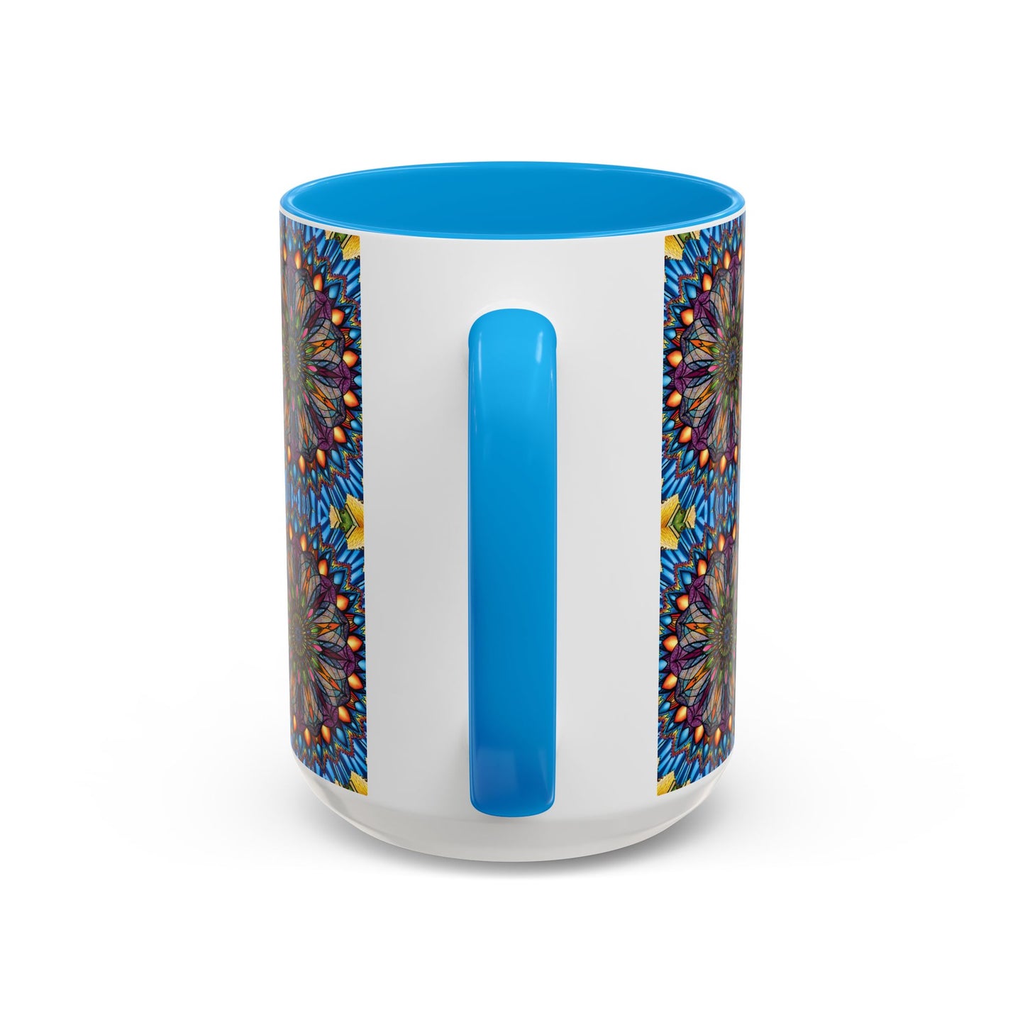 Pacio, Adam - Emerald Arrows Mandala - Colorful Accent Mugs