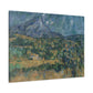 Cézanne, Paul - Mont Sainte-Victoire (1902) - Canvas Block, unframed